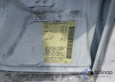 2015 Nissan Altima 2.5 S from USA, damaged, VIN 1N4AL3AP1FN358217